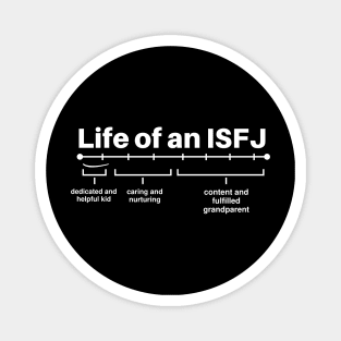 Life of A ISFJ Personality Introverted Friend Funny Personality Jokes Magnet